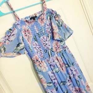 Gorgeous long flowy floral pastel dress